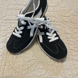 Black and White Sneakers
